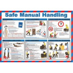 Safe Manual Handling Poster, 420 x 590mm, Each