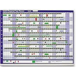 Sasco Perpetual Magnetic Year Planner, Each