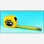 Stanley Tape Measure. 3 metres / 10 ft. Yellow