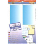 Decadry Cyan Business Cards, 185gsm, Pack of 120