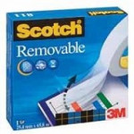 Scotch 811 Magic Removable Tape 19mmx33m