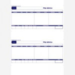 Sage Compatible Pay Advice 1-Part Pack of 500