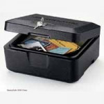 Sentry Fire Safe Box Black 0500, Each.