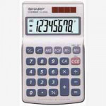Sharp EL240SAB Pocket Calculator 8 Digit