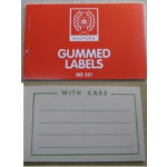 Silvine Gummed Labels 521, With Care, H79 x W126, Pack of 10