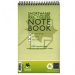 Silvine Environmentally Friendly Shorthand Notebook, Pack of 12, RE160