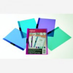 Snopake Clipfile Electra Assorted Pack of 5 12890