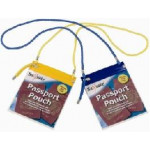 Snopake Passport Pouch with Neck Cord, 150 x 135mm, Clear