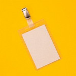 Identibadge Badge, 90x60mm, Security Portrait, Pack of 25. IBSPC