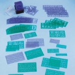 Linex Stencil Lettering Set Containing 10/20/30mm