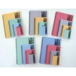 SILVINE POLYPROPYLENE WIREBOUND NOTEBOOKS A4/A5/A6/A7