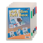 A4 Slim Tuff Box. Size 307x230x20mm