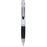 Uni-Ball Jetstream SXN510 Silver/Black Retractable Rollerball, Black Ink, Each