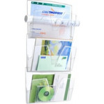 CEP Connectable Wall File, Clear, Pack of 3