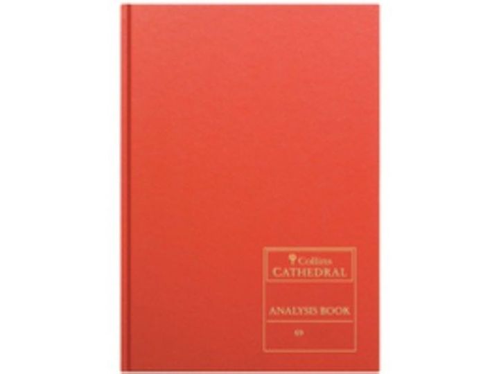 Cathedral Analysis Book 96 Pages Red 69/14.1