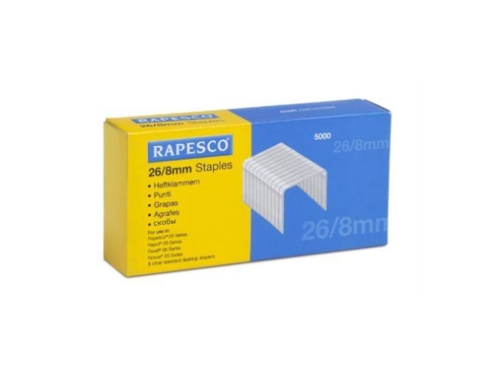 Rapesco 26/8 Staples Pack of 5000 S11880Z3