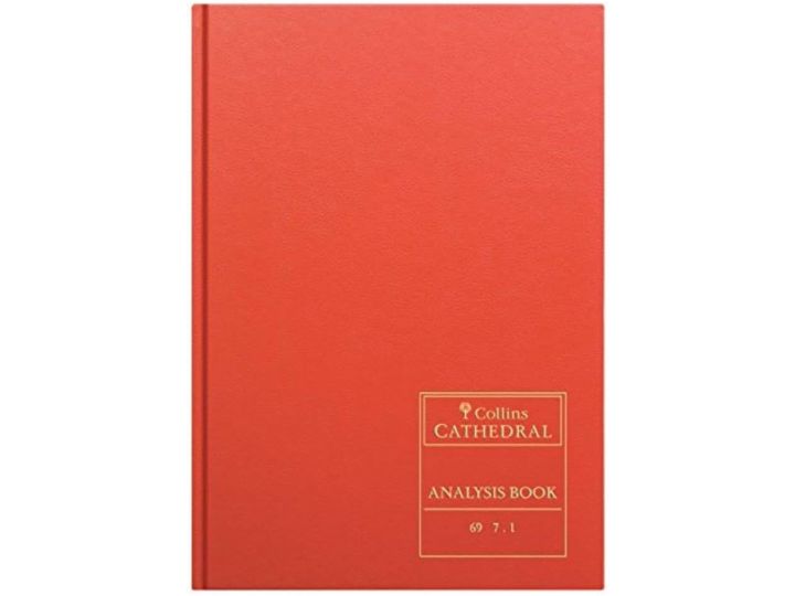 Cathedral Analysis Book 96 Pages Red 69/7.1