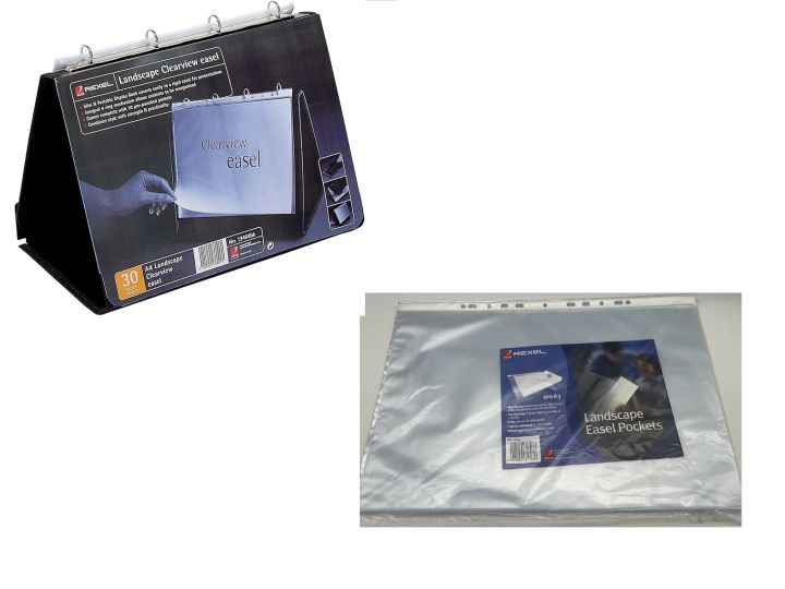 Rexel A3 Clearview Easel and Refill Pockets