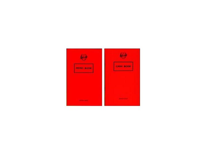 Silvine Red Memo and Cash Book