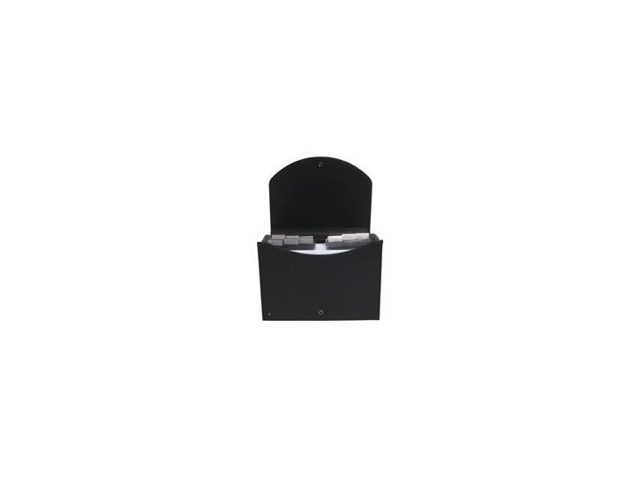 Exacase Expanding Multi-Part File 13-Compartments Black