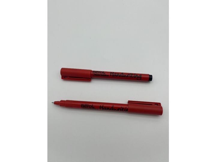 2 x Berol Handwriting Pens Washable Black Ink