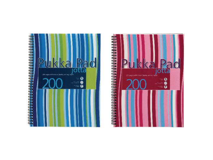 Pukka Jotta Wirebound Notebooks, Polypropylene Cover