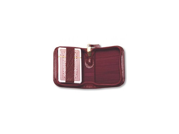 Montana Grain Leather Playing Cards Case - Single