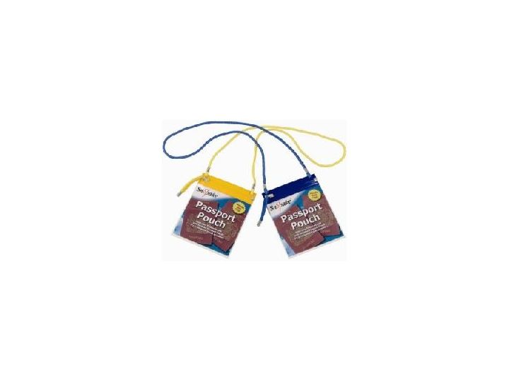 Snopake Passport Pouch with Neck Cord, 150 x 135mm, Clear