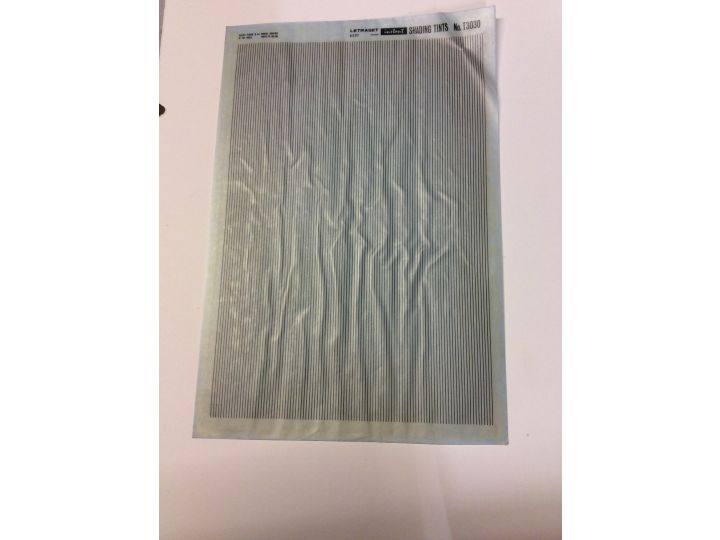 Letraset Shading Tints Black T3030 Lines