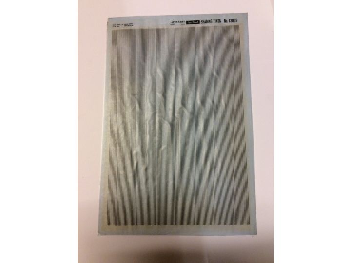 Letraset Shading Tints Black T3032 Lines