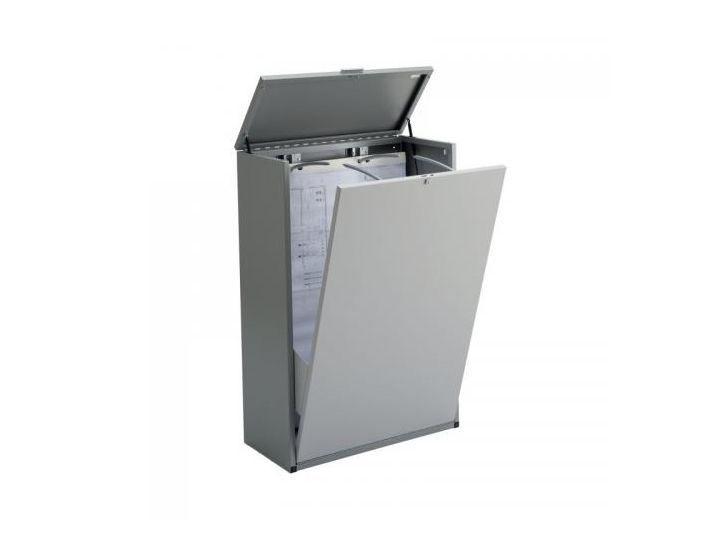 Vistaplan Metal Plan File Cabinet A0  Grey Used