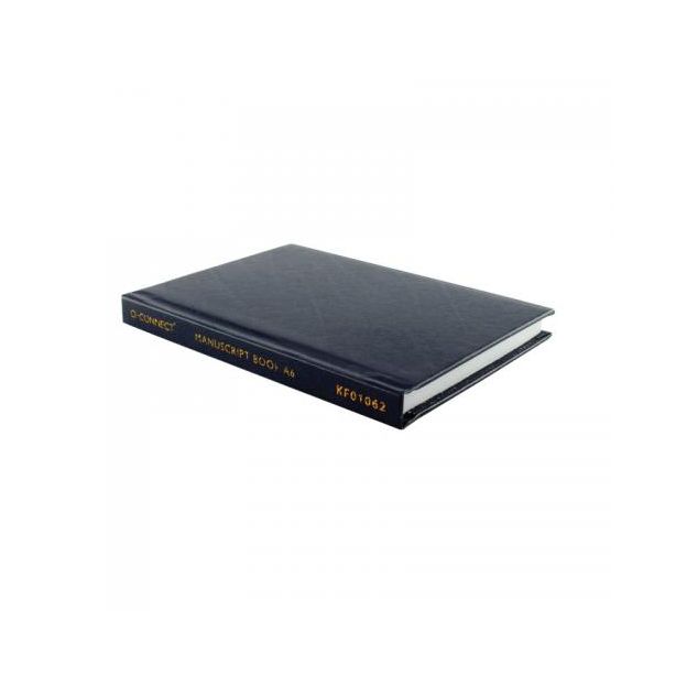 Q Manuscript Book A6 Feint Ruled