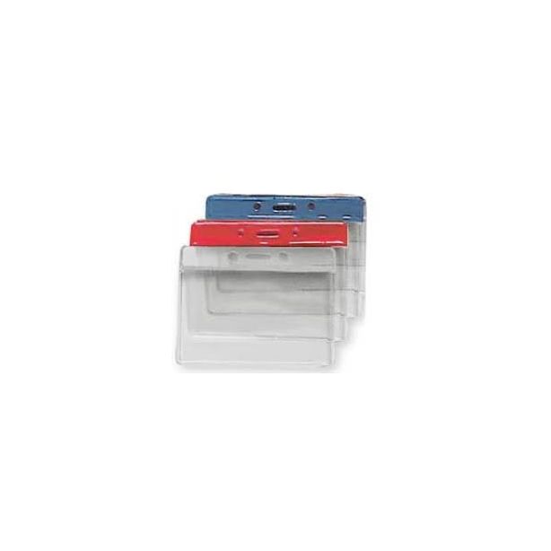 Coloured Security Card Holders 60 x 90mm Red Pack of 25 