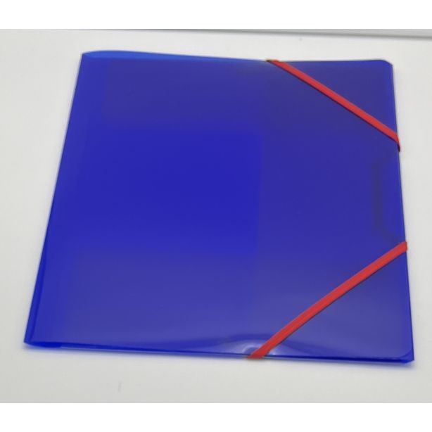 Snopake Filelastic A4 Electra Blue, Red Elastic