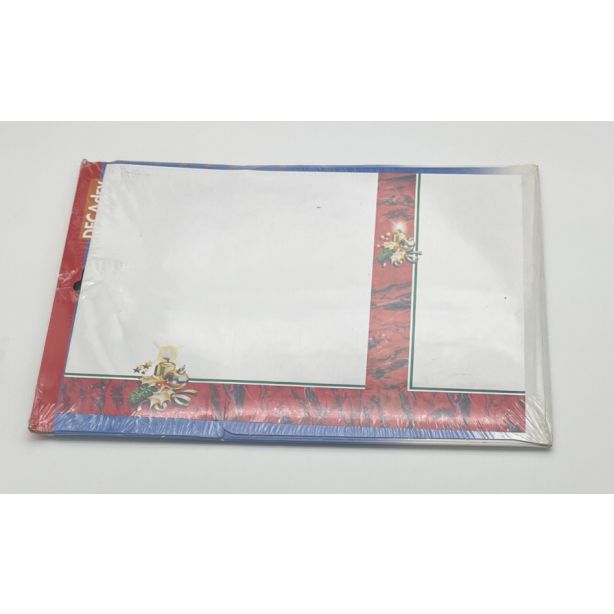 Decadry 3 Fold Event Cards A4 Golden Christmas 135gsm Pack of 25 sheets