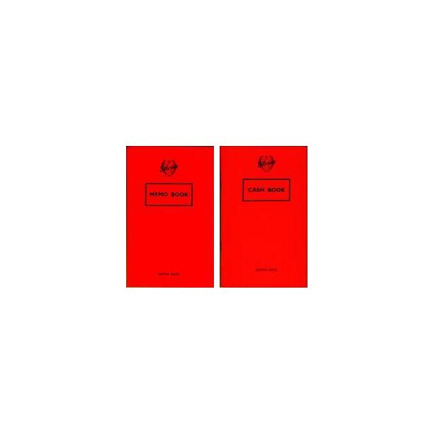 Silvine Red Memo and Cash Book