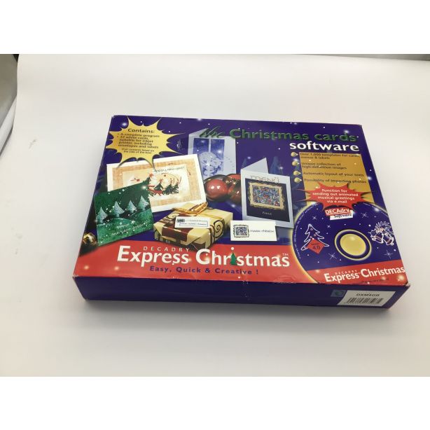 Decadry Express Christmas Cards Software for Windows 98, Me, NT4, 2000 and XP