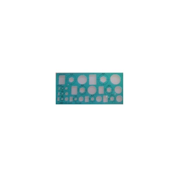 Linex General Purpose Template 1119S, 196 x 90mm
