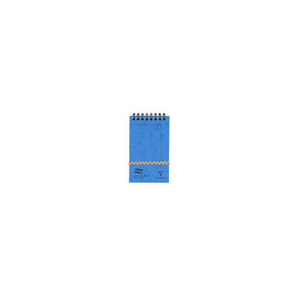 Clairefontaine Europa Minor Pad, 127 x 76mm, Lined Paper, Blue Cover