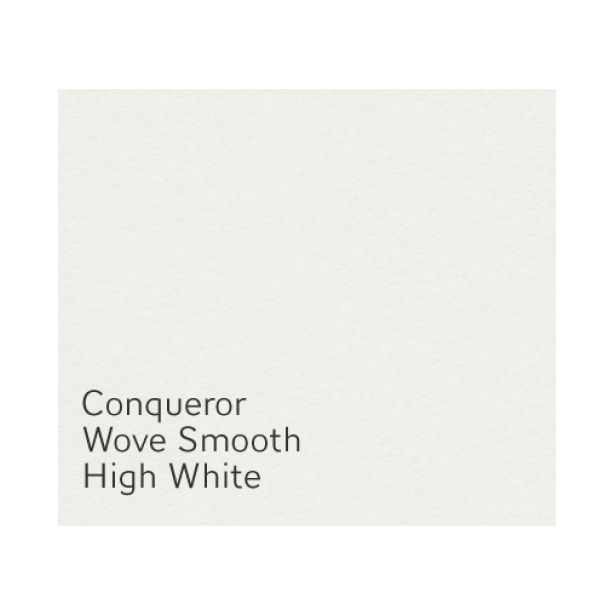Conqueror Wove High White A4 Paper 80gsm. Pack of 50 