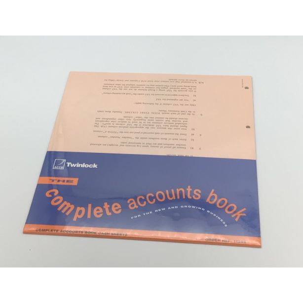 Twinlock Cash Sheets Refill, 11292, for Complete Accounts Book