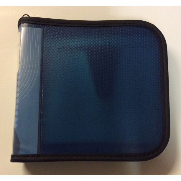 Snopake Zip CD Wallet, Blue