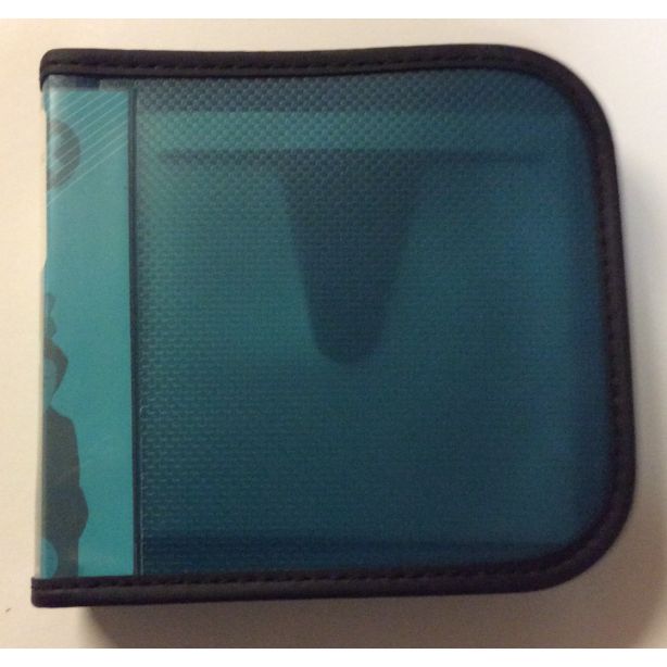 Snopake Zip CD Wallet, Turquoise