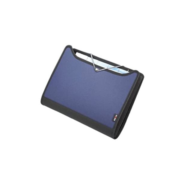 Snopake 13 Part Open Organiser (no elastic), Stellite Blue