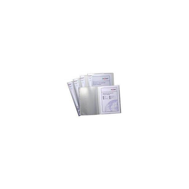 Snopake Classic Clear Display Book: A4, 48 Pocket. Clear