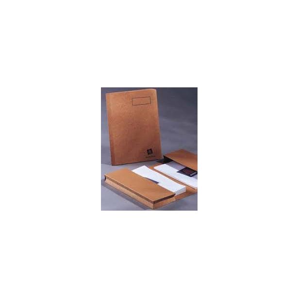 Guidex Twin Wallet, Brown, Foolscap 