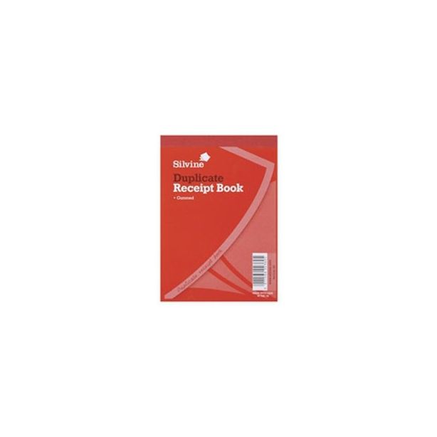 Silvine Receipt Book 102 x 133mm. Duplicate 2 up Gummed 230