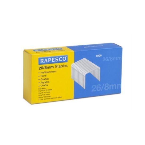 Rapesco 26/8 Staples Pack of 5000 S11880Z3