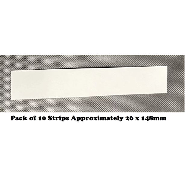 Blotting Paper White 315gsm Strips Size Approx 26 x 148mm Pack of 10 sheets, for Home, Office, Arts & Crafts