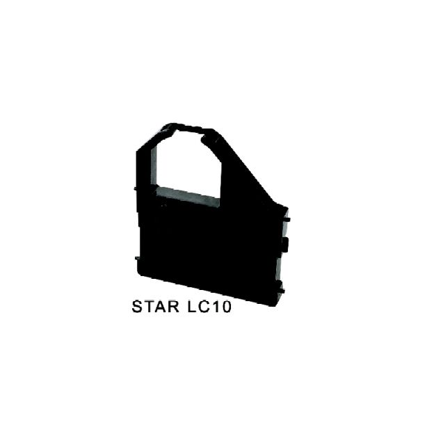 Star Fabric Black Ribbon Compatible Cassette 